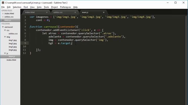 Carrousel de Imágenes con JavaScript y HTML5 смотреть онлайн