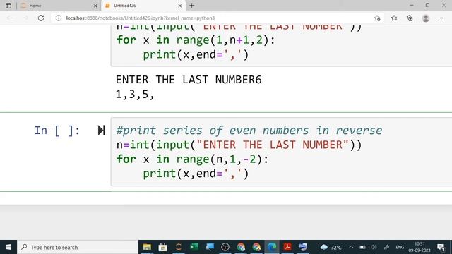 SERIES OF EVEN OR ODD || for loop || SUM OF SERIES || PYTHON PROGRAM смотреть онлайн