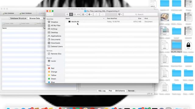 How to open a database file in DB browser SQLite in MAC смотреть онлайн