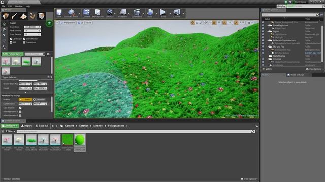 Ue4: Making Foliage Despawn At A Distance (foliage Culling)