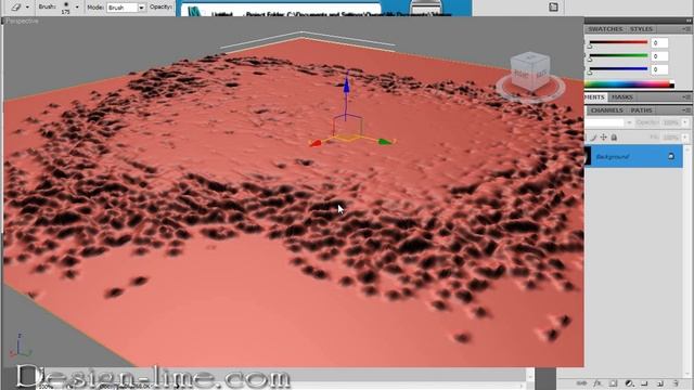 Создание рельефа в Autodesk 3ds Max смотреть онлайн