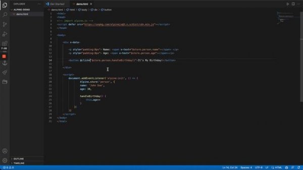 Use AlpineJS Store Property for Global State Managment
