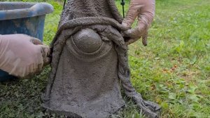 DIY/ Гном из цемента своими руками.