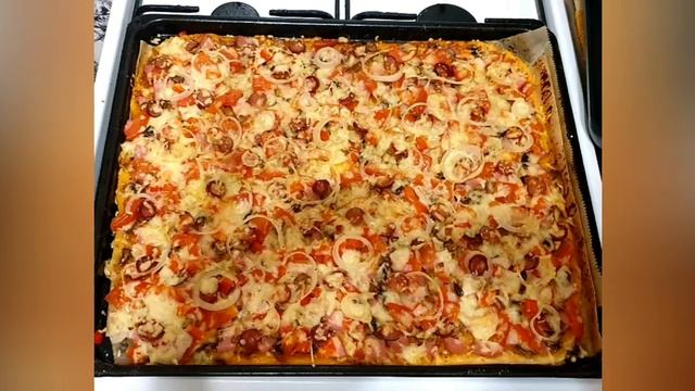 #влог#еда#пицца Мини обзор домашней пиццы смотреть онлайн