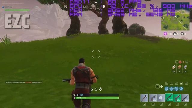 ⚫Fortnite Тест на слабом пк с файлом подкачки и CPU-Control смотреть онлайн