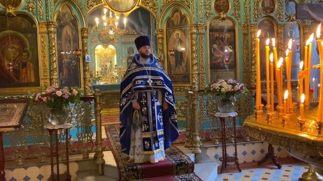 Проповедь протоиерея Андрея Коробкова в престольный праздник Рождества Пресвятой Богородицы. смотреть онлайн