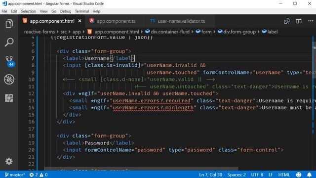 Angular Forms Tutorial - 23 - Custom Validation смотреть онлайн