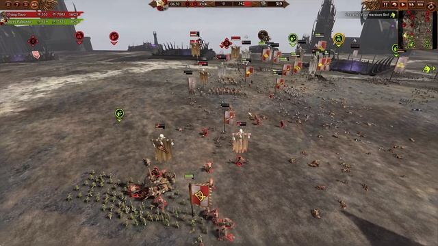 THE OGRE TYRANT MARCHES! Empire vs Ogre Kingdoms - Total War Warhammer 3 смотреть онлайн