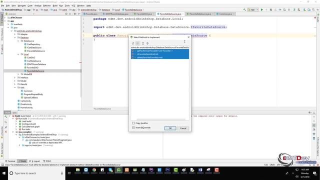 Android Development Tutorial - Drink Shop App part 15 Add Favorite table to Room Database смотреть онлайн