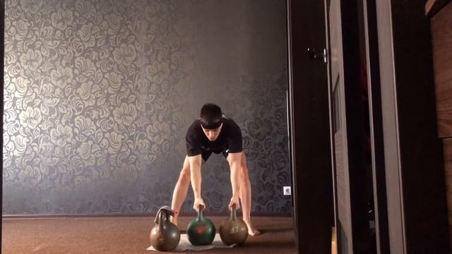 Тренировка в домашних условиях с Гирями (Training at home with Weights) смотреть онлайн