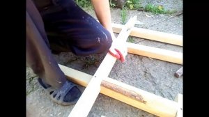 Деревянная лестница своими руками.