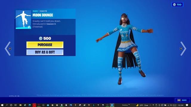 EPIC GAMES MOON BOUNCE EMOTE смотреть онлайн