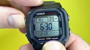 #CASIO W-800H (Module 3240) - How to Set the Time, Date, Alarm, Stopwatch and Dual Time!