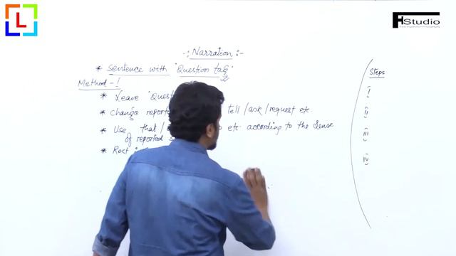 How to change sentences with 'Question tag' into Indirect Narration смотреть онлайн