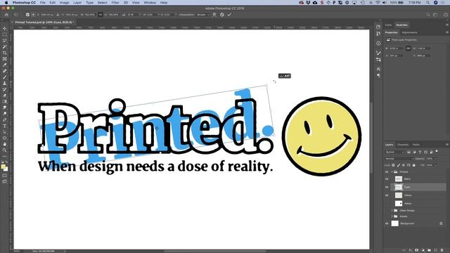 Create A Printed Halftone Effect In Photoshop | Tutorial смотреть онлайн