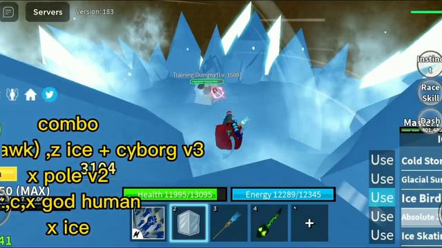 God human + ice + pole v2 #bloxfruits #bloxfruits #pvp #combo смотреть онлайн