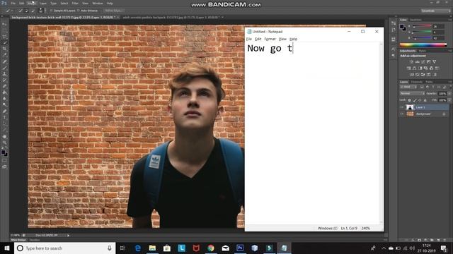 STENCIL GRAFFITI WALL EFFECT IN PHOTOSHOP | PHOTOSHOP EFFECT | PHOTOSHOP TUTORIAL
