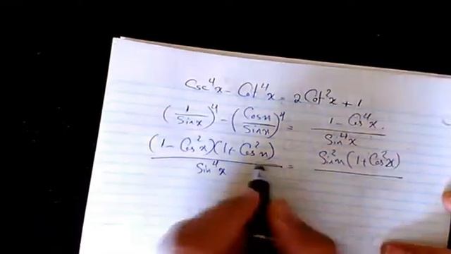 csc^4x cot^4x=2cot^2x+1 Verifying Trigonometric Identities, How to Verify Trig Identities смотреть онлайн