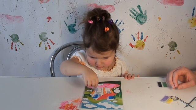 РИСУЕМ картину из ПЕСКА сказочный домик magic house DIY! смотреть онлайн