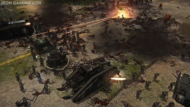 Death Korps of Krieg vs Tyranids (Unification Mod 6.9) - Warhammer 40K: Dawn of War: Soulstorm смотреть онлайн