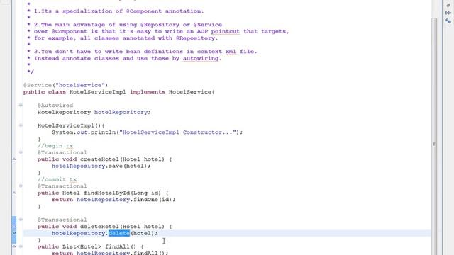 SPRING DATA JPAREPOSITORY DELETE EXAMPLE DEMO смотреть онлайн