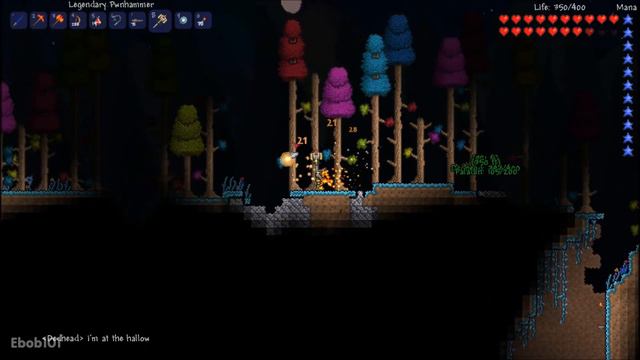 Terraria: 1.1 First Steps in the Hallow on my Server смотреть онлайн