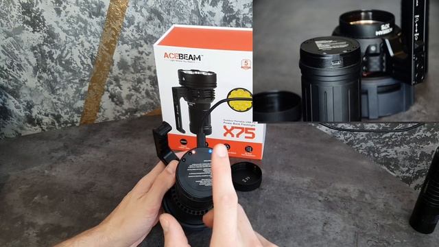 САМЫЙ МОЩНЫЙ ФОНАРИК В МИРЕ 70.3/ 67 000 ЛЮМЕН /ACEBEAM X75 / самый мощный фонарик с алиэкспрес смотреть онлайн