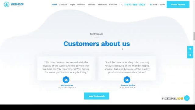 Melano Aqua Filters and Drinking Water Delivery WordPress Theme смотреть онлайн