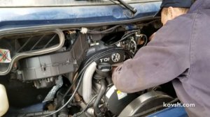 Как быстро определить причину дымления: турбина или двигатель, Volkswagen LT II 2.5d, ACV