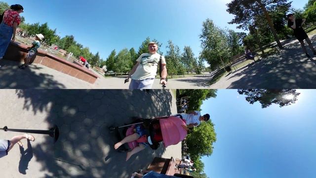 Спасение от жары в фонтане Кокшетау. смотреть онлайн