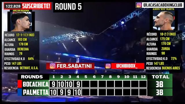 ? Janelson BOCACHICA ? Alberto PALMETTA En VIVO La MEJOR Narración La Casaca Boxing Club смотреть онлайн