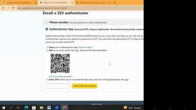 Amazon OTP Problem Solution Through Google Authenticator App смотреть онлайн