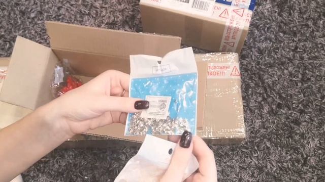 Распаковка товаров для творчества. Много интересного для поделок на Новый год. Сайт SIMA LAND. смотреть онлайн