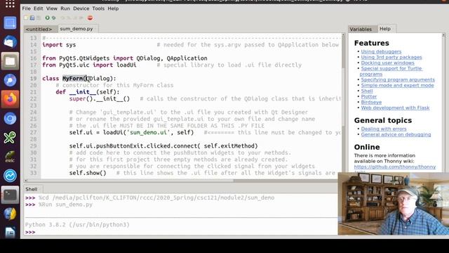 Part 2 of creating a PyQt5 Gui Python 3 application (writing the code) смотреть онлайн