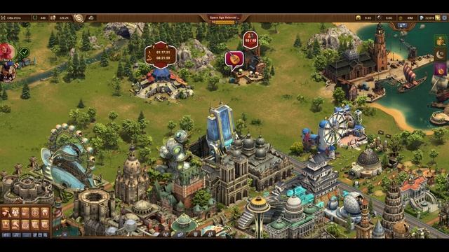 Forge of Empires: Space Age Asteroid Belt смотреть онлайн