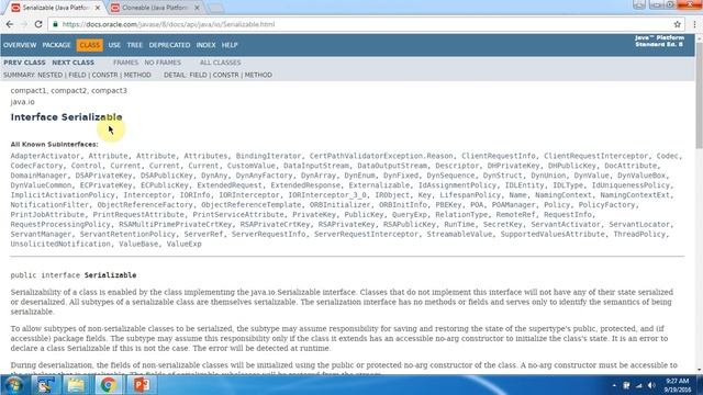 What is Marker Interface? | Java Serialization | Java IO | Java Tutorial смотреть онлайн