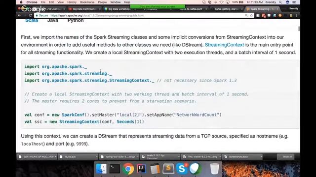 Big Data Certifications Workshop 032 - Flume, Kafka and Spark Streaming - Contd... смотреть онлайн