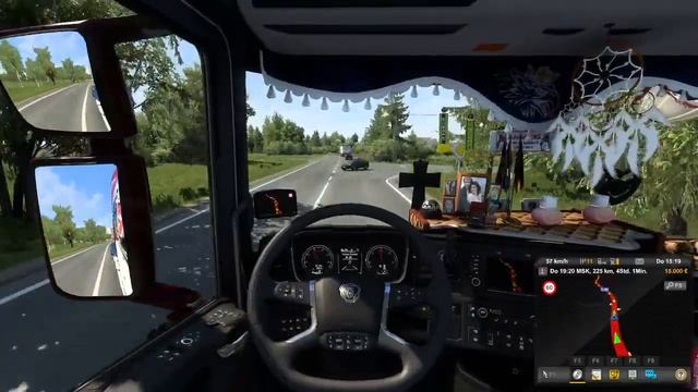 ETS 2 # 141 Ein kleines Video im Video zur Entspannung von Wyborg nach Pskow смотреть онлайн