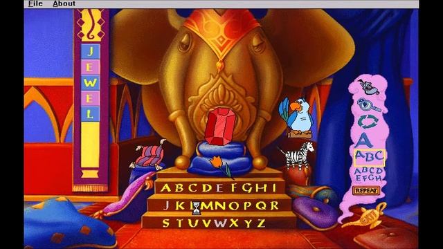 Disney's Aladdin: Activity Center - Sultan's Palace Part 5 - SpellingABC Game (Gameplay/Walkthrough смотреть онлайн