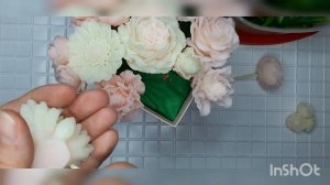 мыловарение/весенний нежный букет/букет из мыла/мыльные цветы/сборка букета из мыльных цветов