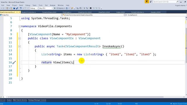 View Components in asp net core смотреть онлайн