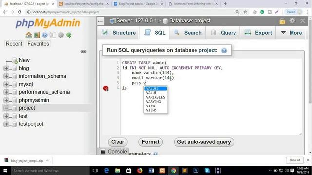 how to create blog website in php bangla tutorial admin login page (Part-03) смотреть онлайн