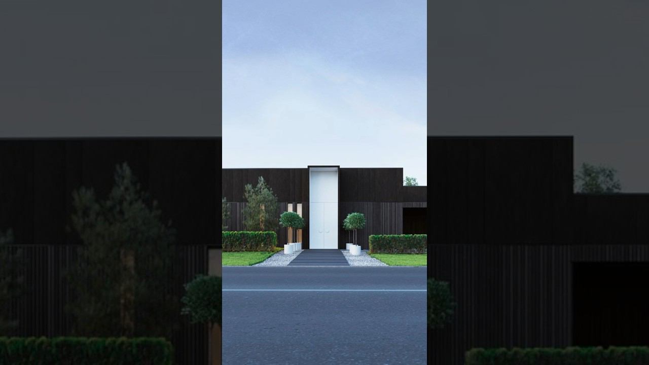 Дом, в котором фасад = забор, а забор = фасад. Как вам? #zrobimarchitects смотреть онлайн