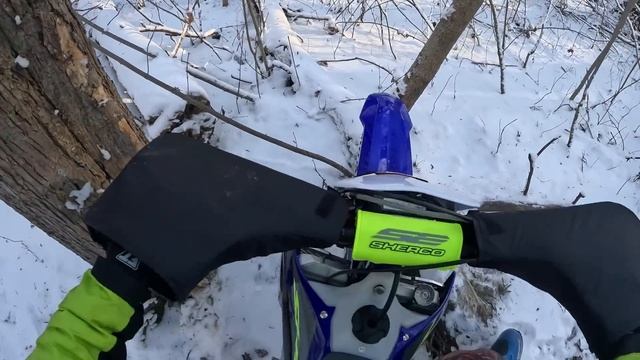 Первый раз на Sherco SE 300. Показываю что установил на мотоцикл. Зимой без шипов? смотреть онлайн