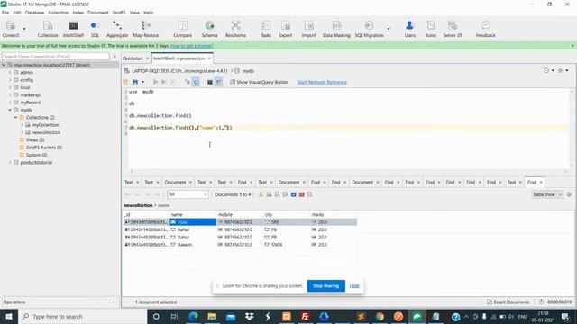 What is Projection in MongoDB | MongoDB Tutorial in Hindi смотреть онлайн