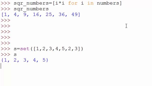 Python Tutorial - 23. List Set Dict Comprehensions смотреть онлайн