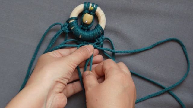 Macrame & Wood ring/DIY decoration смотреть онлайн