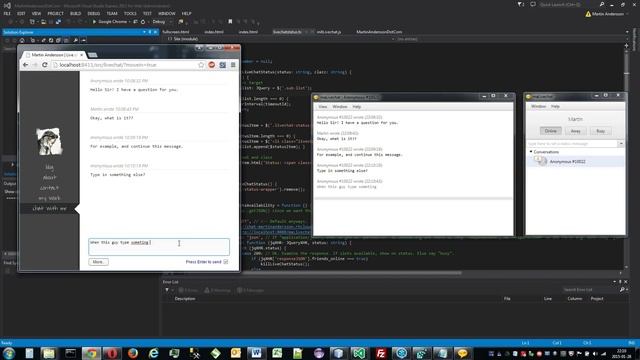Real time live chat application written in Java EE, JavaFX and TypeScript смотреть онлайн