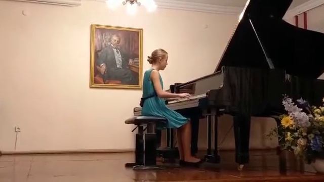 И.С.Бах. Трехголосные инвенции. Инвенция соль минор BWV 797. Филиппова Анна 12 лет смотреть онлайн