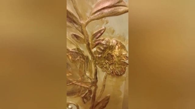 Панно с цветами своими руками. Поэтапное видео.